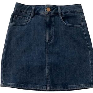 Garage Denim Mini Skirt